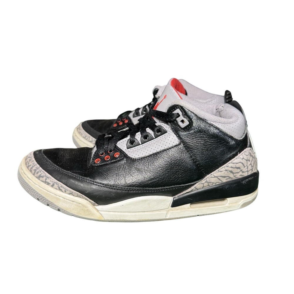 Nike Air Jordan 3 Retro OG 2024 Black Cement DN3707-010 Mens Size 8 Sneaker - Picture 3 of 8